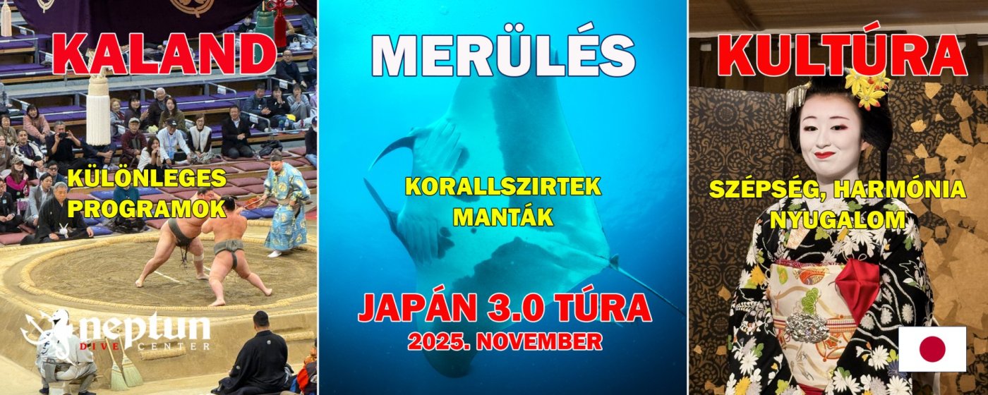 Japán (3. túra) | Neptun Dive Center