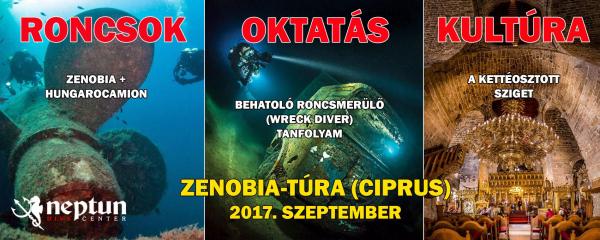 Ciprus Zenobia túra | Neptun Dive Center 