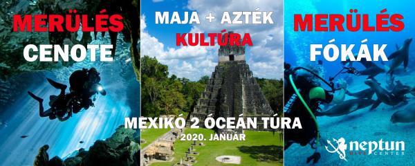 Mexikó 2Óceán túra | Neptun Dive Center